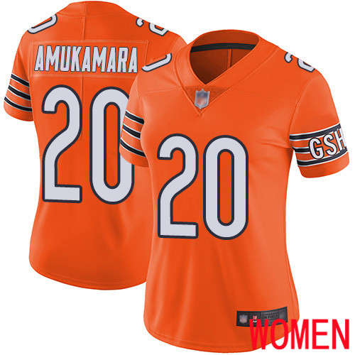 Chicago Bears Limited Orange Women Prince Amukamara Alternate Jersey NFL Football #20 Vapor Untouchable